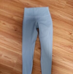 Lululemon Light Blue High-Waisted Leggings